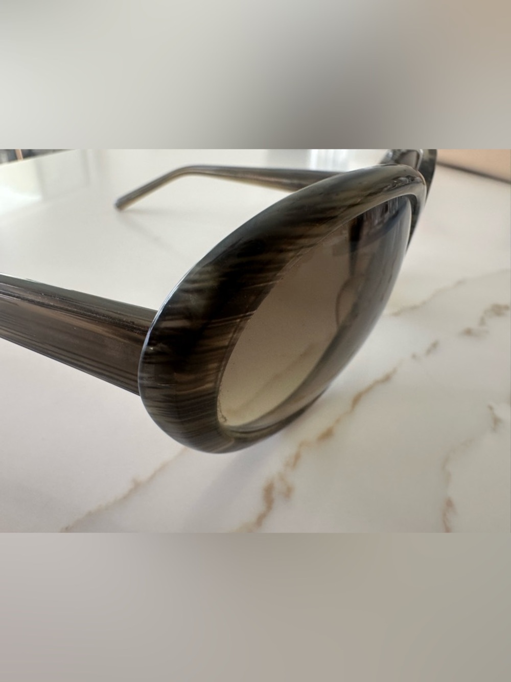 Christian Roth Gradient Oval Sunglasses - Picture 4 of 8